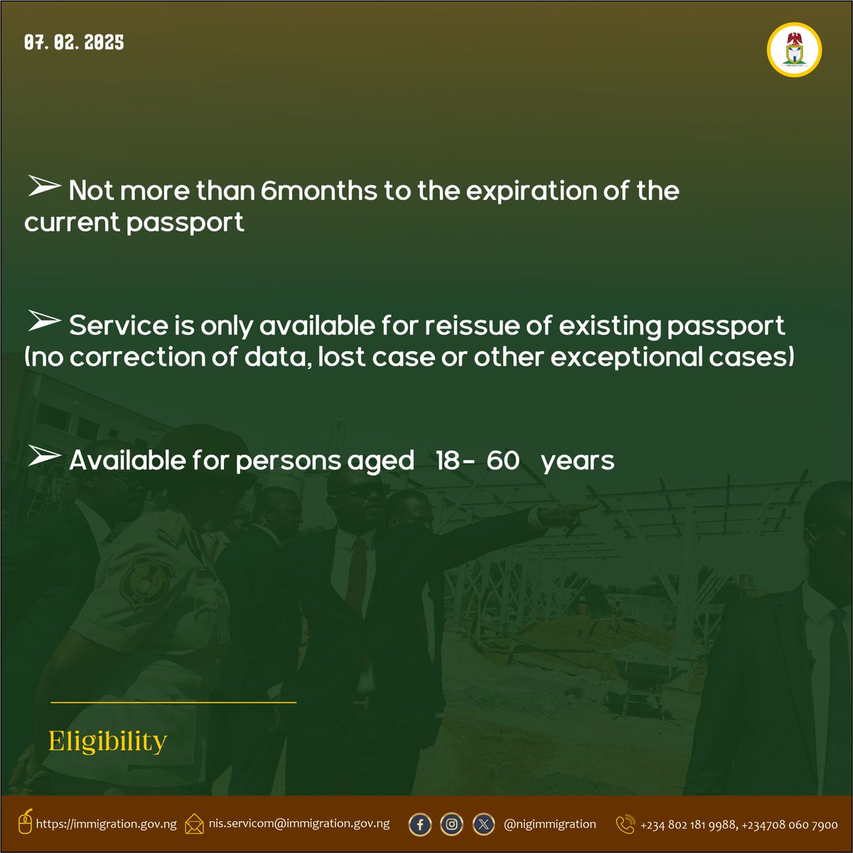 Nigeria Immigration Service tweet media