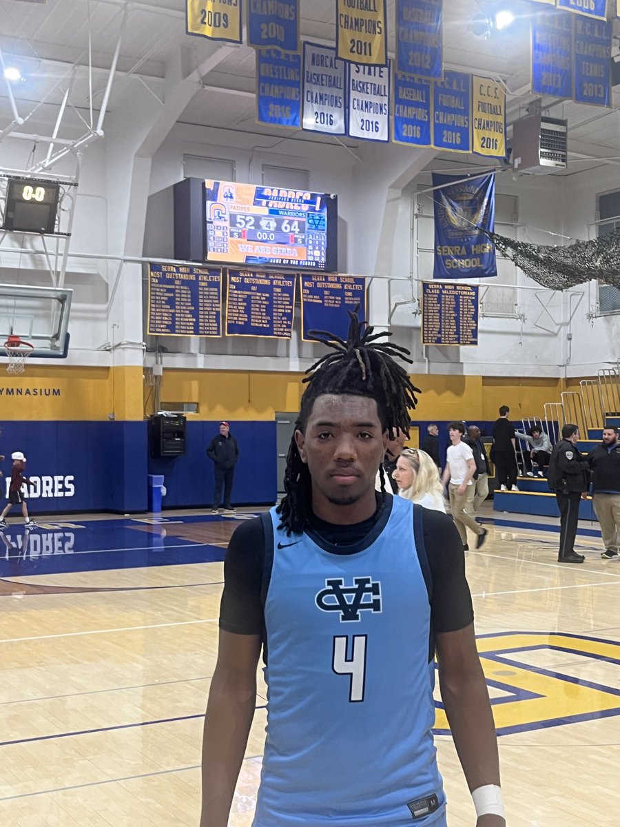 All around effort from Bryant Clark leads boys varsity basketball team to 64-52 win at Serra