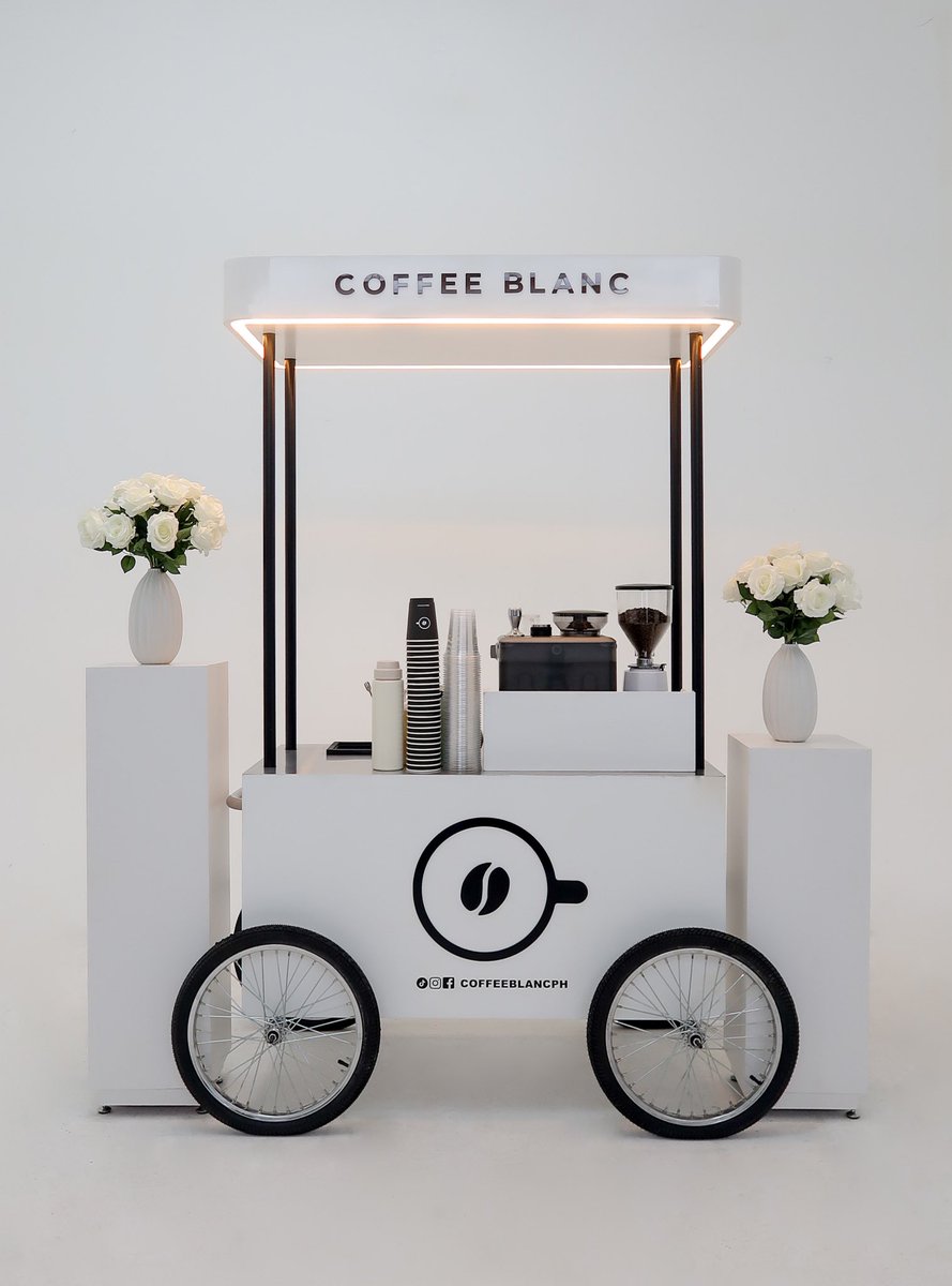 iamlarbs's tweet photo. Take us wheverer you go with our new @coffeeblancph cart 🤍 https://t.co/4t1WpNU32w