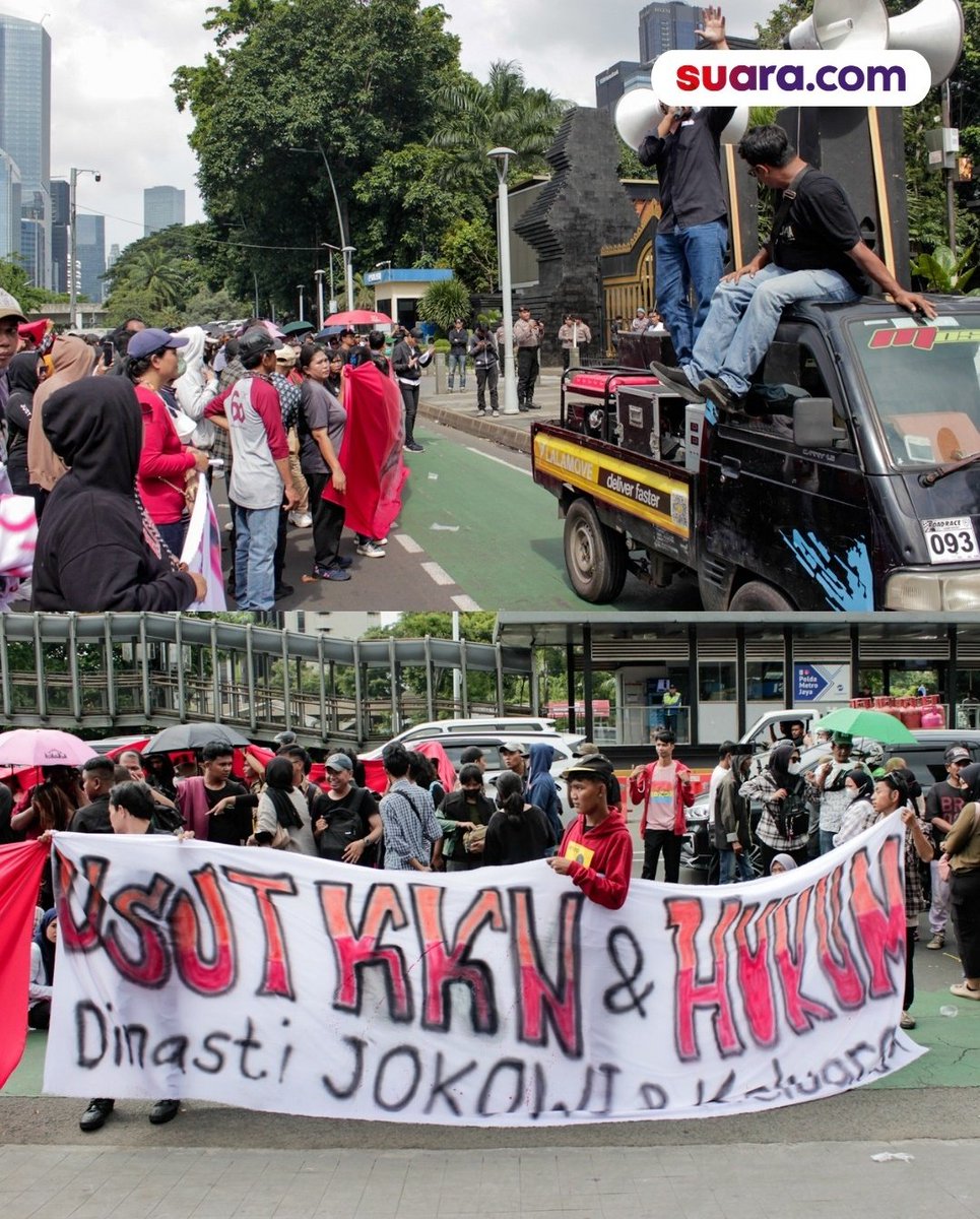 yaniarsim's tweet image. Demo depan Polda Metro Jaya.
Jumat 7/2/2025
Aliansi Rakyat Manggugat/ARM
Menuntut kepolisian mengadili Jokowi.
#AdiliJokowi