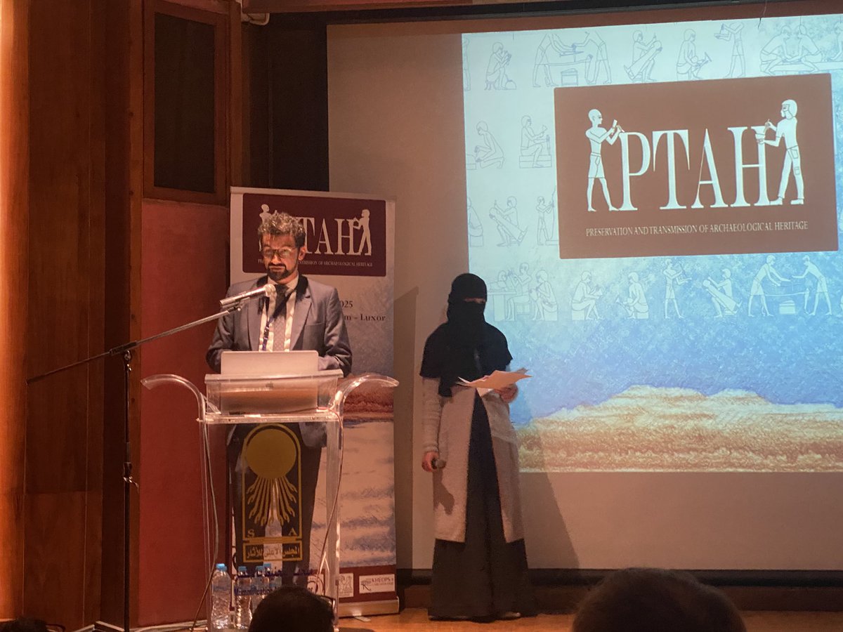 PTAH symposium organized by <a href="/CFEETK/">CFEETK</a> kicked off yesterday at #Luxor! It gathered leading conservation experts, archaeologists, and researchers to discuss the latest advancements in the preservation of Egypt’s archaeological #heritage.
Congratulations to all colleagues!

#egypt