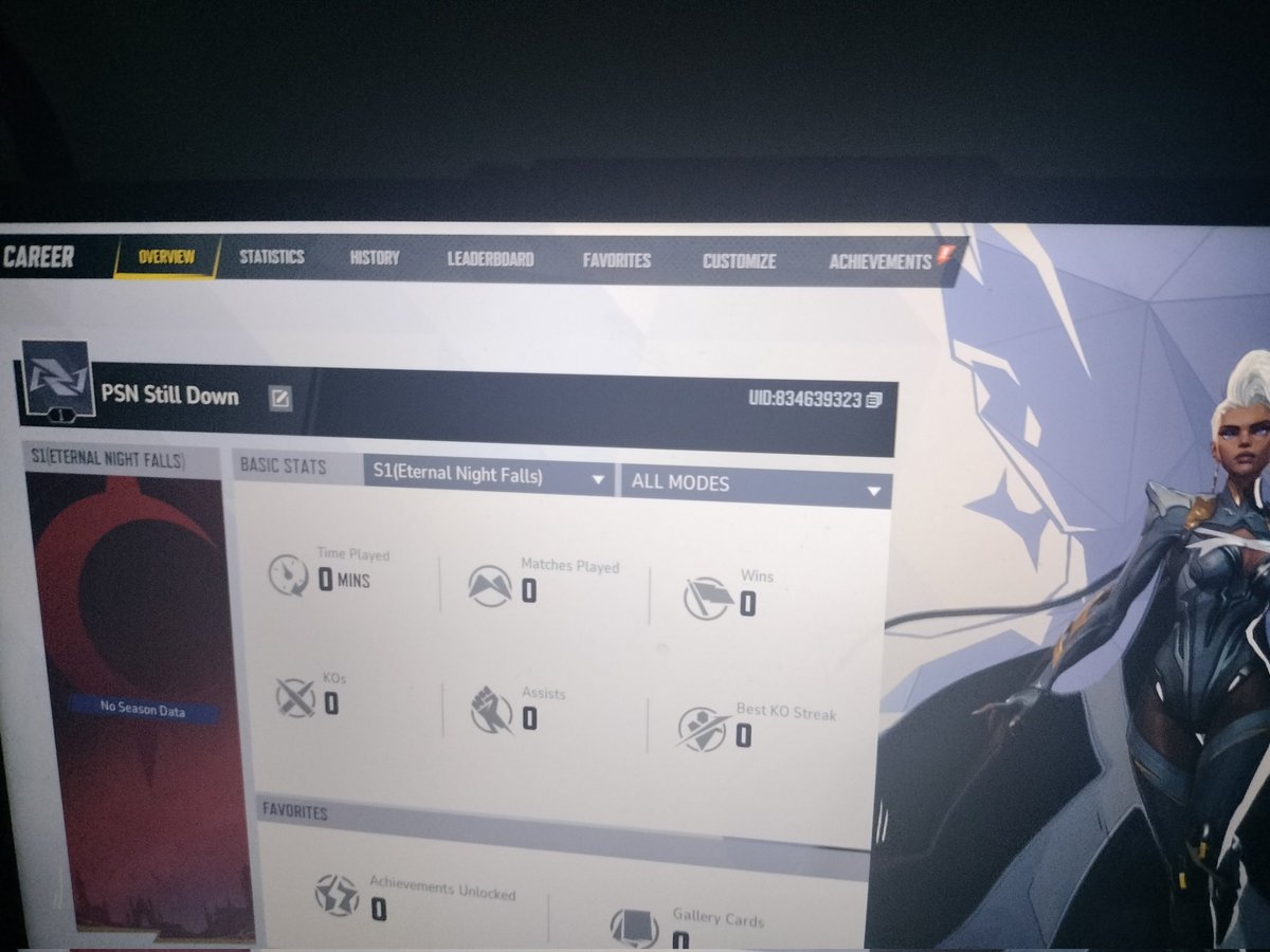 DespondentLitty's tweet photo. @AskPlayStation had to make an account on my laptop. Seems about right. @MarvelRivals https://t.co/uvepfapEKm