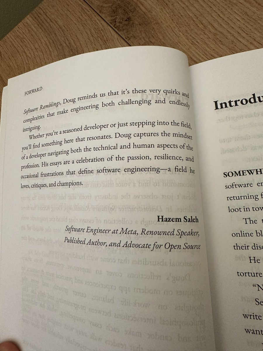 Honored and grateful to be mentioned in Deconstructive Software Ramblings by my friend and former colleague, <a href="/dougarcuri/">Doug Arcuri</a>!

Doug is not only an exceptional engineering manager but also a deep thinker who brings clarity, humor, and honesty to the realities of software development