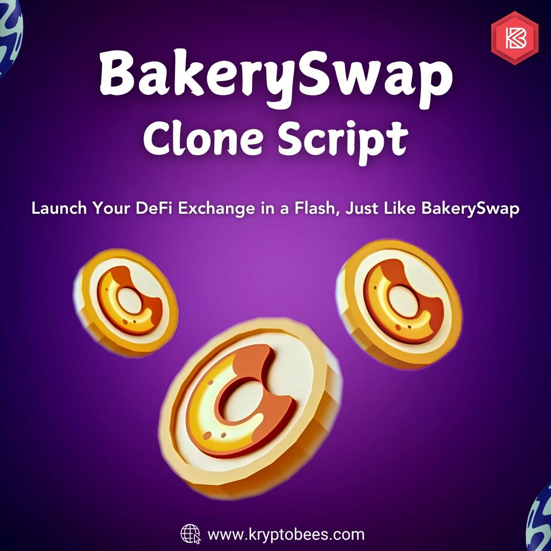 kryptobees's tweet image. KryptoBees offers a BakerySwap Clone Script for a secure, high-performance DeFi exchange with farming, staking, and AMM. Launch today!

Visit: kryptobees.com/defi-developme…

#DeFi #BakerySwapCloneScript #Crypto #DefiDevelopmen #Cryptocurrency #Blockchain #DeFiPlatform