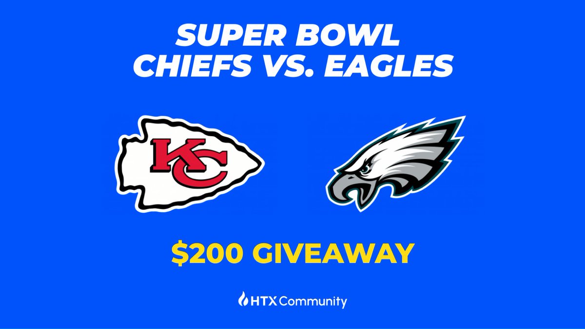 #SuperBowlLIX Predict to Win Contest! 🏈

 $200 Giveaway:
🏆Comment final score of Super Bowl

🏆 Like + RT + Tag Friends

🏆 Follow <a href="/HTX_Global/">HTX</a> We'll DM the winners 

Good luck! 🫡 #SuperBowl