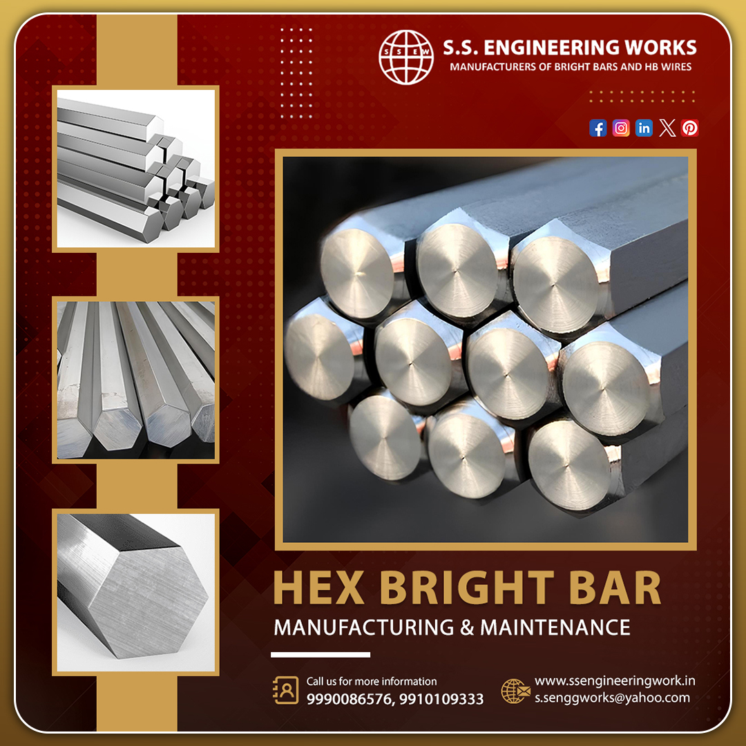 ssengineering22's tweet photo. Hex Bright Bar
𝗠𝗮𝗻𝘂𝗳𝗮𝗰𝘁𝘂𝗿𝗶𝗻𝗴 &amp; 𝗠𝗮𝗶𝗻𝘁𝗲𝗻𝗮𝗻𝗰𝗲
•
𝐂𝐨𝐧𝐭𝐚𝐜𝐭 𝐔𝐬 
🌐 𝐖𝐞𝐛𝐬𝐢𝐭𝐞: https://t.co/qSfZYB1MBV
☎️ 𝐂𝐨𝐧𝐭𝐚𝐜𝐭: (+91) 9990086576, 9910109333
•
#ssengineeringwork #ssengineeringwork #wire #hbwire #wires #engineering #manufacturers #hbwires https://t.co/bDknMUw6Tz