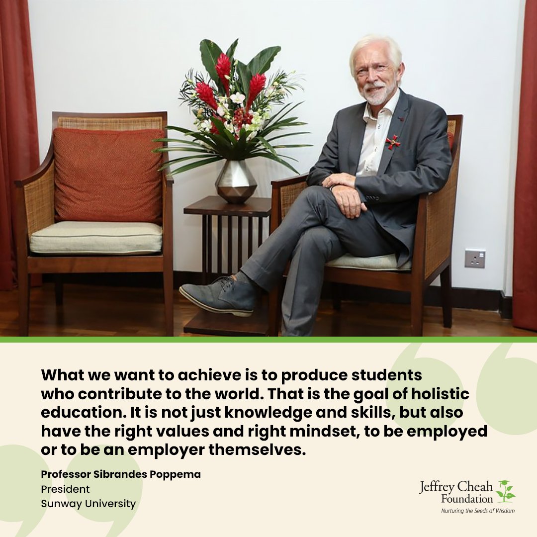 We believe in holistic education that goes beyond academics. 

As Professor Sibrandes Poppema emphasizes, we strive to cultivate students with the right values and mindset – individuals who not only succeed professionally but also contribute meaningfully to the world.