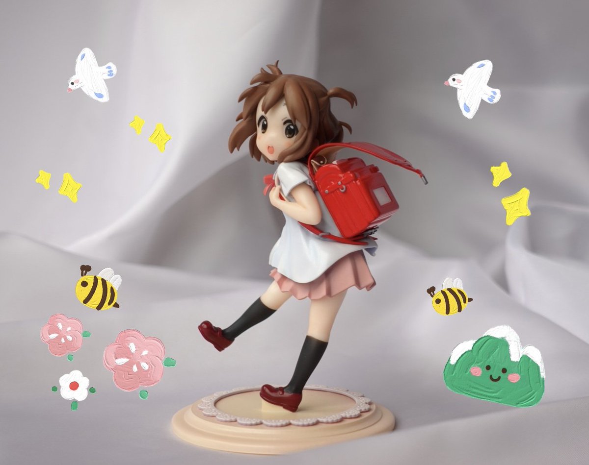 再販🌸けいおん！平沢唯〜ランドセルver〜 ￥7000(台座付き)