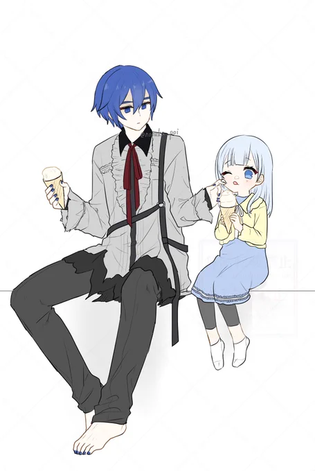 ニゴカイとちいかな ブルフェスのサイスト好き(このシーンは捏造) 
