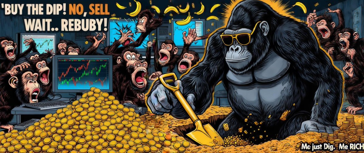 🐵 Chaos in the markets? Paper hands panicking? Not us. 🦍💰
While the weak sell, we dig. ⛏️🚀 Me just dig. Me RICH.
💎 $SHVL is the only tool you need to DIG your way to wealth.
🔥 No more waiting. No more hesitation. Just shovel in &amp; stack up.
💰 BUY $SHVL NOW