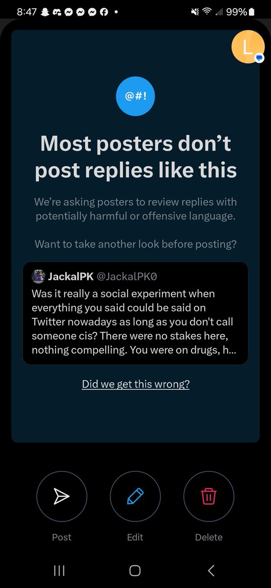 JackalPK0's tweet photo. @kanyewest I literally had to edit the word C I S LMFAOOOO https://t.co/mc4Fymfzq0