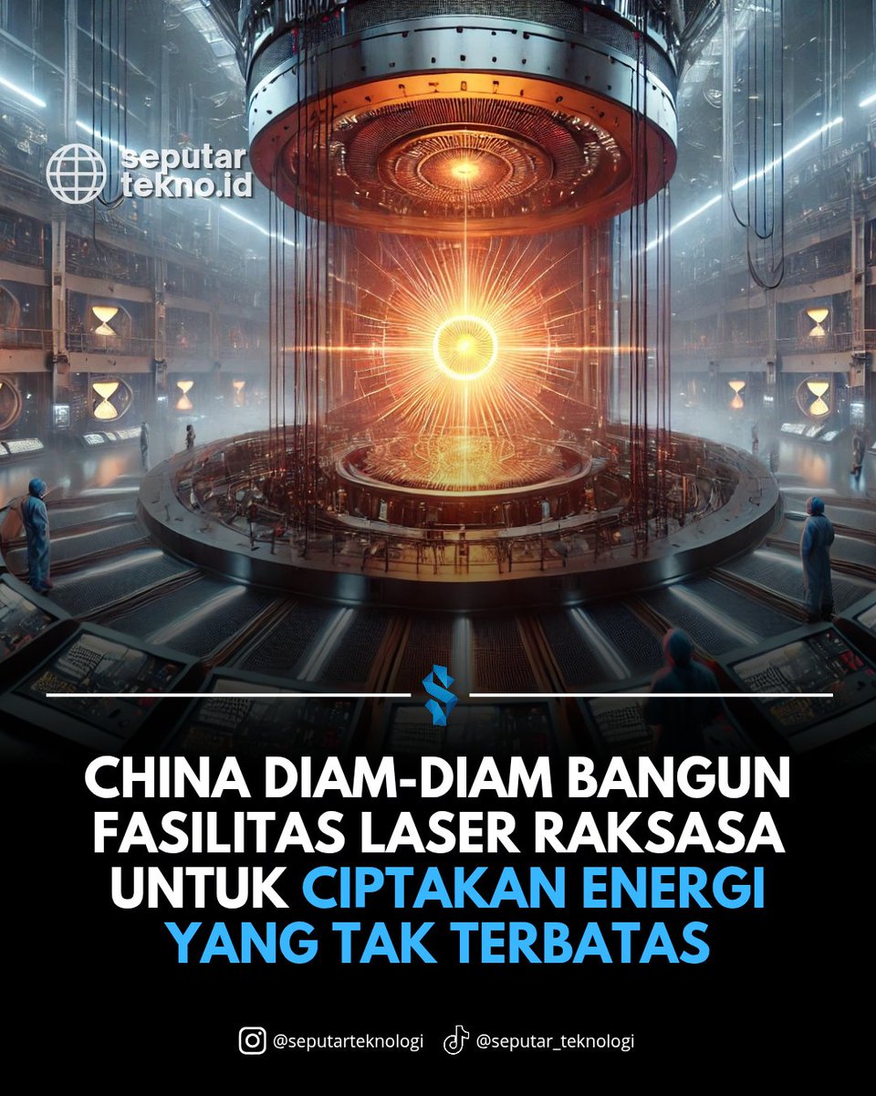 IndoTekno's tweet photo. China tengah membangun fasilitas penelitian fusi laser rahasia di Mianyang, yang diklaim 50% lebih besar dari National Ignition Facility (NIF) di Amerika Serikat. https://t.co/J0kxz3lW7L