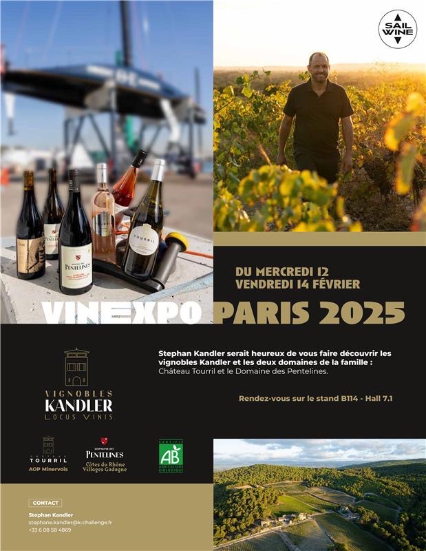 pentelines's tweet photo. Find us @WineParis 2025 to enjoy the terroir wines 🍷 of Domaine des Pentelines booth B114 Hall 7.1 / 10-12th of February

@vins_rhone @vigneronindependant @cotesdurhone_uk @rhone_weine #cotesdurhonevillagegadagne #vinbio #organicwine 🌈
#sailandwine https://t.co/4UN7noDAPF