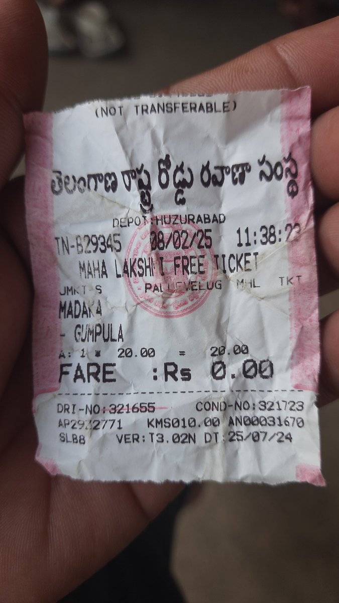 RAMASWAMYSCIENT's tweet photo. HZB డిపో పరిది JMKT - SLTB రూట్ లో నడిచే బస్సులు ఉదయం 3UP &amp; DOWN, వయా గూడెం మీదుగా రాకపోకలు సాగిస్తున్నాయి. ఈరోజు SLB2 &amp; SLB8 వయా గూడెం మీదుగా వెళ్ళలేదు. గూడెం వెళ్ళే ప్రయాణిక���ల టికెట్ గుంపులకి జారీ చేసి ఇందుర్తి వద్ద దింపారు. @TGSRTCHQ @TGSRTCHQ @TelanganaCMO kindly take action. https://t.co/ExilzES4tu