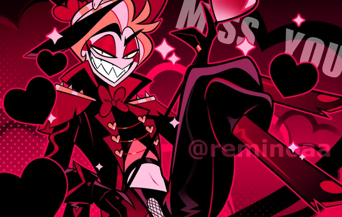 Valentine's Lucifer #HazbinHotel #HazbinHotelLucifer