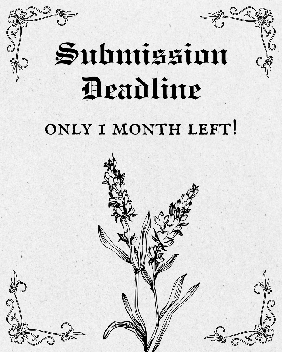 11:59 PM CST on March 7 will be here
before you know it! 👀 Check out our LinkTree (in bio)
for more specific submission instructions.