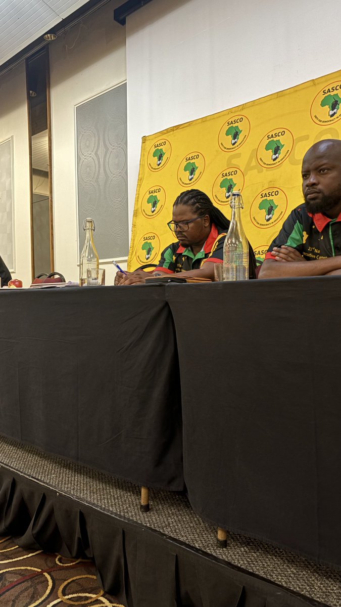SascoNational's tweet photo. [IN PICTURES 📸] DAY 2 of the National Executive Committee Meeting is in full swing.

🖤💚💛❤️
#rtlc2025 
#sasco34 
#SASCOyabafundi https://t.co/yk3D3kSFPT