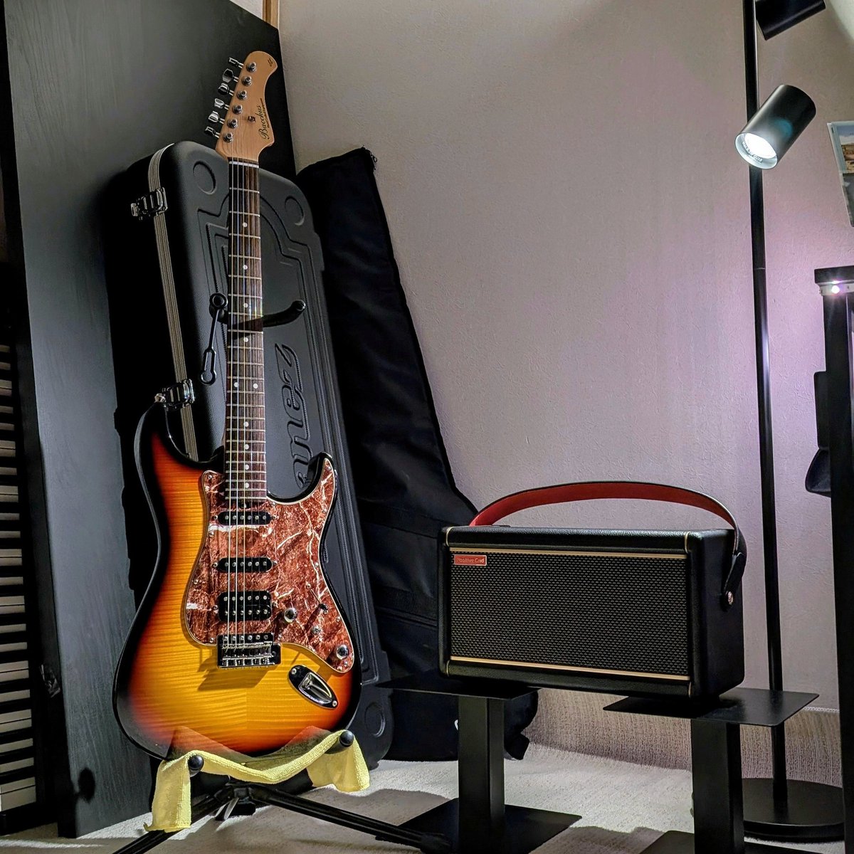 dtm_sam3's tweet photo. ピックガードの柄で個性出してる系のギターは正直全然そそられない。
なぜならピックガードなんて100均のリメイクシートで簡単にメイクアップ出来るから⋯！ https://t.co/xGwNA24Kig