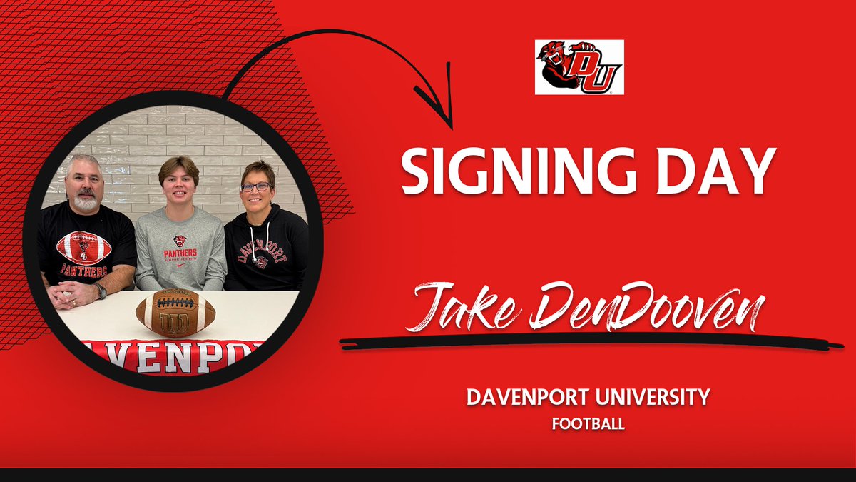 Congratulations to Jake DenDooven on  signing with Davenport University to continue his academic and athletic career!  #LancerUp
