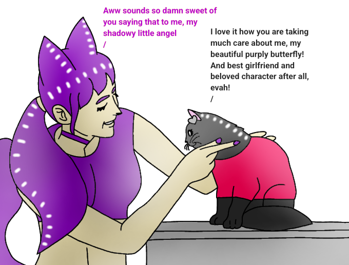 ScenieCabbie's tweet photo. Purrloin takes care of Remote ๐บ๐๐ฆ๐ฐ๐ฒ๏ธ๐โโฌโจ๐๐๐๐๐ฉถ๐คโค๏ธ
#Purrloin #Remote #Gijinka #DigitalArt #Girlfriends #BelovedComfortCharacters #ComicArt #Pokรจmon #AU #CatArt #Purrloinverse #Yuri #ArtTrade #TakingCare #PNG #BattleForDreamIsland #OSC #BodyBaseReference #Furry #HumanArt https://t.co/XlqV12IY2e