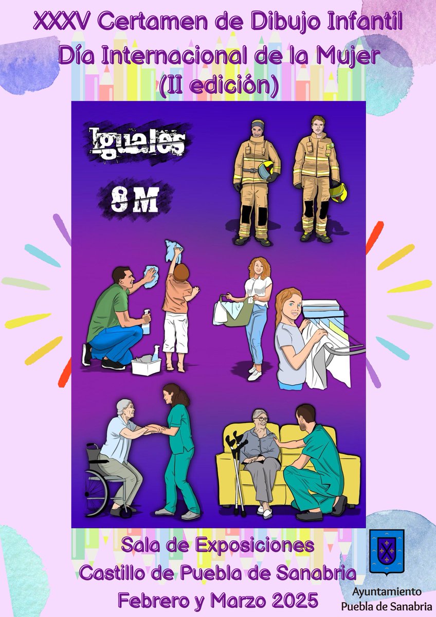 Ya podéis pasar por el Castillo y disfrutar de la exposición de dibujos infantiles de los coles de la Comarca de Sanabria y Carballeda!!!🎨🖌
Nuestros artistas más pequeños han llenado el espacio de color.
Ah!!👩‍🎨👨‍🎨Y puedes votar por tu favorito!!!
No te la puedes perder!!!