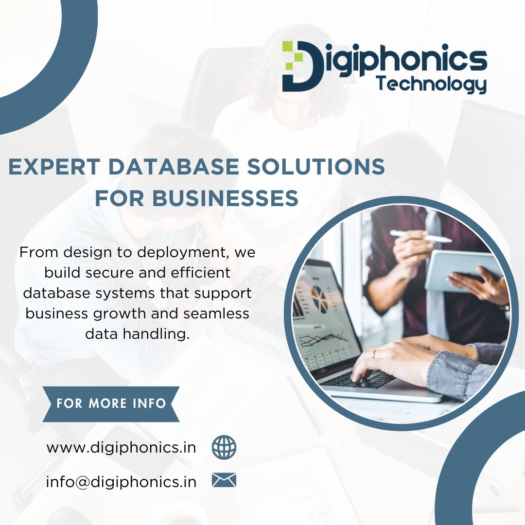 digiphonics23's tweet image. Build secure, scalable, and high-performance databases with our expert database development services
#DatabaseDevelopment #DataManagement #SecureDatabase #ScalableSolutions