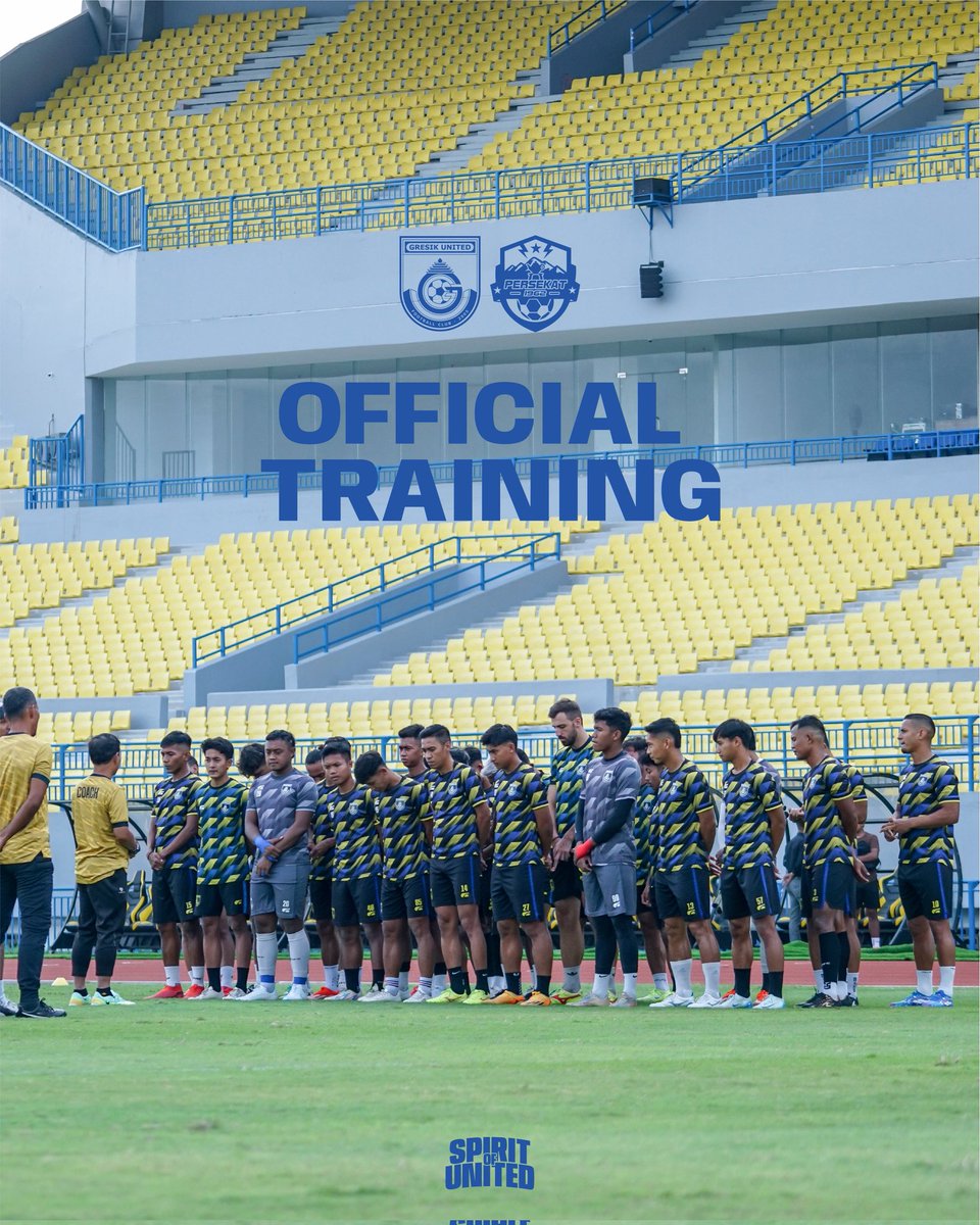 gresikutdFC's tweet photo. ๐ข๐ณ๐ณ๐ถ๐ฐ๐ถ๐ฎ๐น ๐ง๐ฟ๐ฎ๐ถ๐ป๐ถ๐ป๐ด
Jaga ritme, Jaga fokus! ๐ฏ
#GresikUnited #LaskarJokoSamudro #SpiritOfUnited #OfficialTraining #GRSTGL https://t.co/wDXrKemZbS