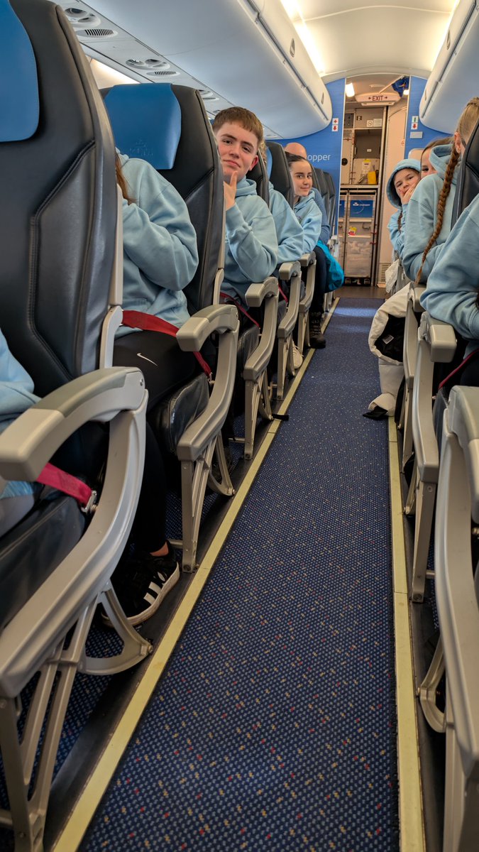 Had a slight delay at Amsterdam but we are on the runway ready to go ✈️