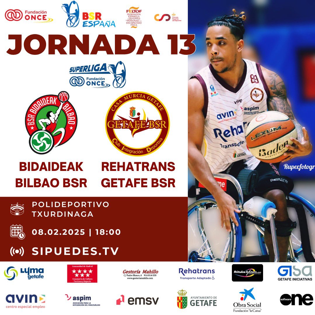 Rehatrans Getafe BSR (@getafebsr) on Twitter photo Día de partido 💪🏻
Viajamos con muchas ganas de competir ante un gran <a href="/BilbaoBSR/">BBK Bidaideak</a> 🏀
#VamosRehatransGetafeBSR ❤️
<a href="/Rehatrans/">Rehatrans</a> <a href="/BsrEspana/">BSREspaña</a> <a href="/FEDEDDF/">FEDDF</a> <a href="/FMDDF/">FMDDF</a> <a href="/aytogetafe/">Ayuntamiento Getafe</a> Día de partido 💪🏻
Viajamos con muchas ganas de competir ante un gran <a href="/BilbaoBSR/">BBK Bidaideak</a> 🏀
#VamosRehatransGetafeBSR ❤️
<a href="/Rehatrans/">Rehatrans</a> <a href="/BsrEspana/">BSREspaña</a> <a href="/FEDEDDF/">FEDDF</a> <a href="/FMDDF/">FMDDF</a> <a href="/aytogetafe/">Ayuntamiento Getafe</a>