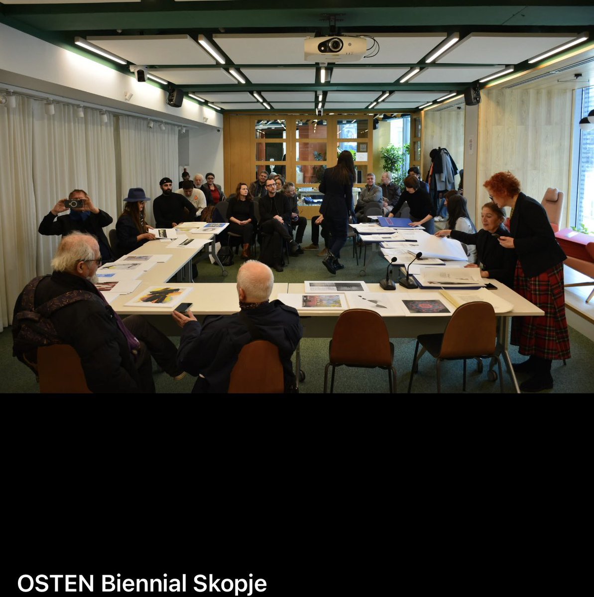 Just signed a small portfolio of 20 prints, known as graphic maps, as part of the OSTEN AWARDED ARTIST 2024 to be part of the World Cultural Heritage Art Collection founded 2015 on the occasion of the 70th anniversary of OSTEN Biennial Skopje <a href="/LiaLapithi/">Lia Lapithi</a> #goldenaward #Cyprus 🏆