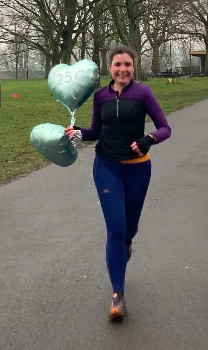 Well done to the 270 finishers at event 588 today. Huge thanks to the 28 volunteers who made it all happen. Congratulations to RD Helen who not only ran their 250th parkrun but also volunteered for the 250th time too. Thanks for everything you do at Hilly Fields parkrun.