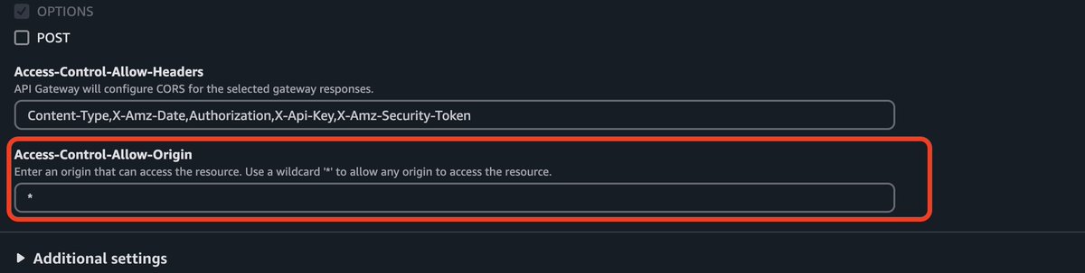 MehulKChaudhari's tweet image. Hi @awscloud
AWS API Gateway shld provide better dynamic CORS support out of the box
rn we hv to manually handle multiple subdomains in a Lambda instead of setting in API Gateway itself🤦♂️
pls allow multiple allowed origins instead of just * or a single origin
#AWS #APIGateway
