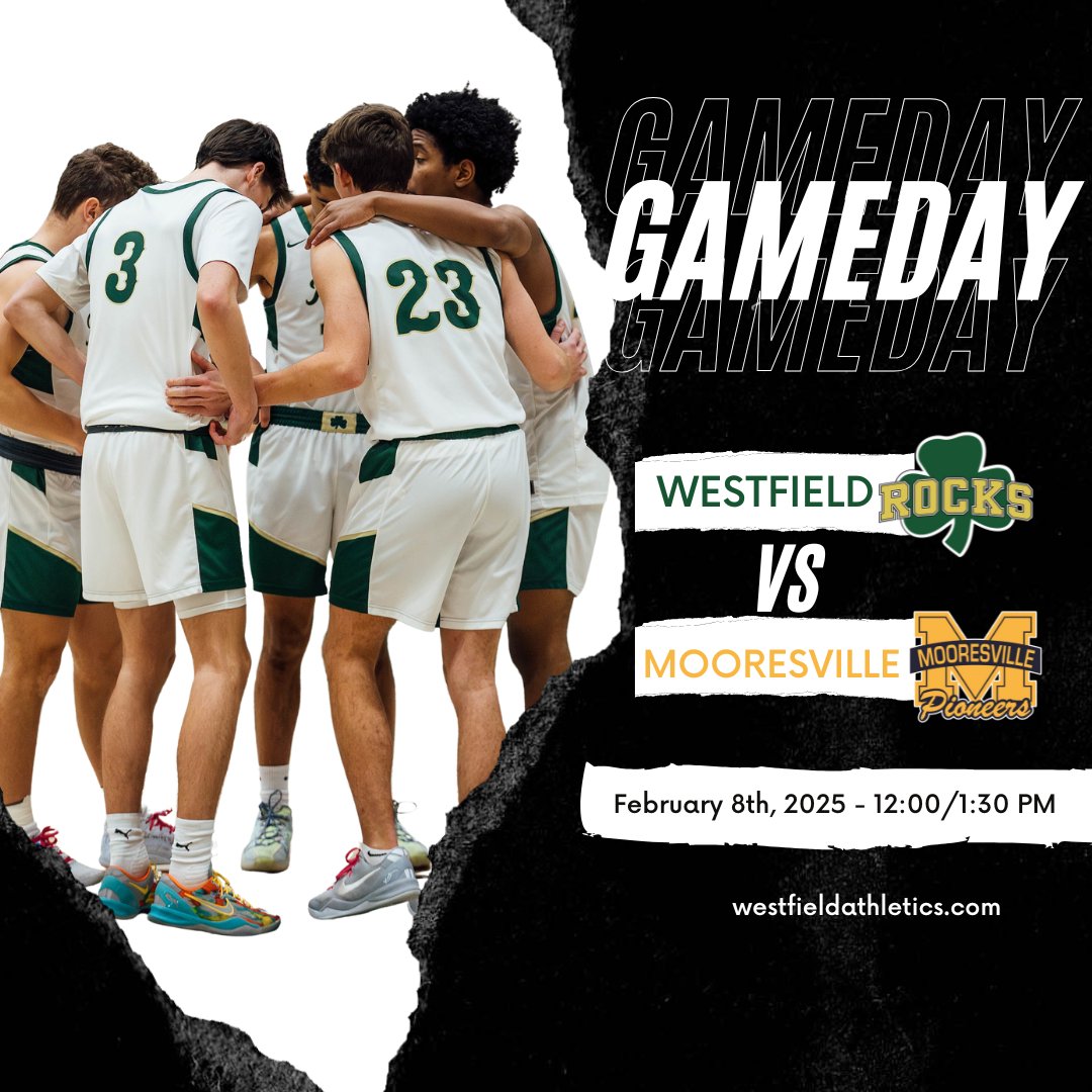 🏀GAMEDAY🏀

🆚 Mooresville Pioneers
⏰ 12:00 (FR/JV) 1:30 (Varsity)
📍 Westfield High School
🎟️ westfieldathletics.com/Tickets
💻 ihsaatv.org