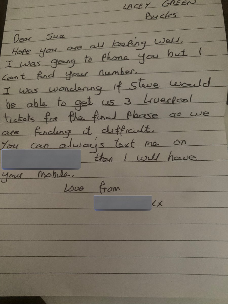 Gunns84's tweet image. My old dear got this letter today. Never been asked for tickets by letter. 🤣