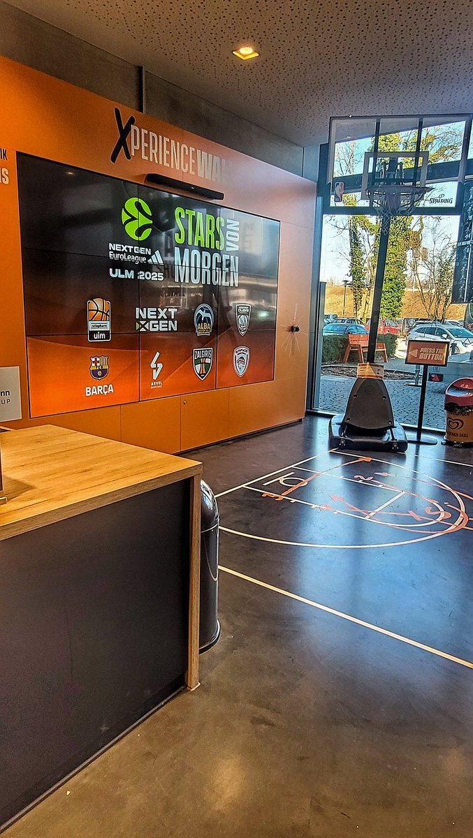 We are in Ulm today for <a href="/EuroLeague/">EuroLeague</a>'s Ulm! #NextGenEuroLeague #adidasbasketball