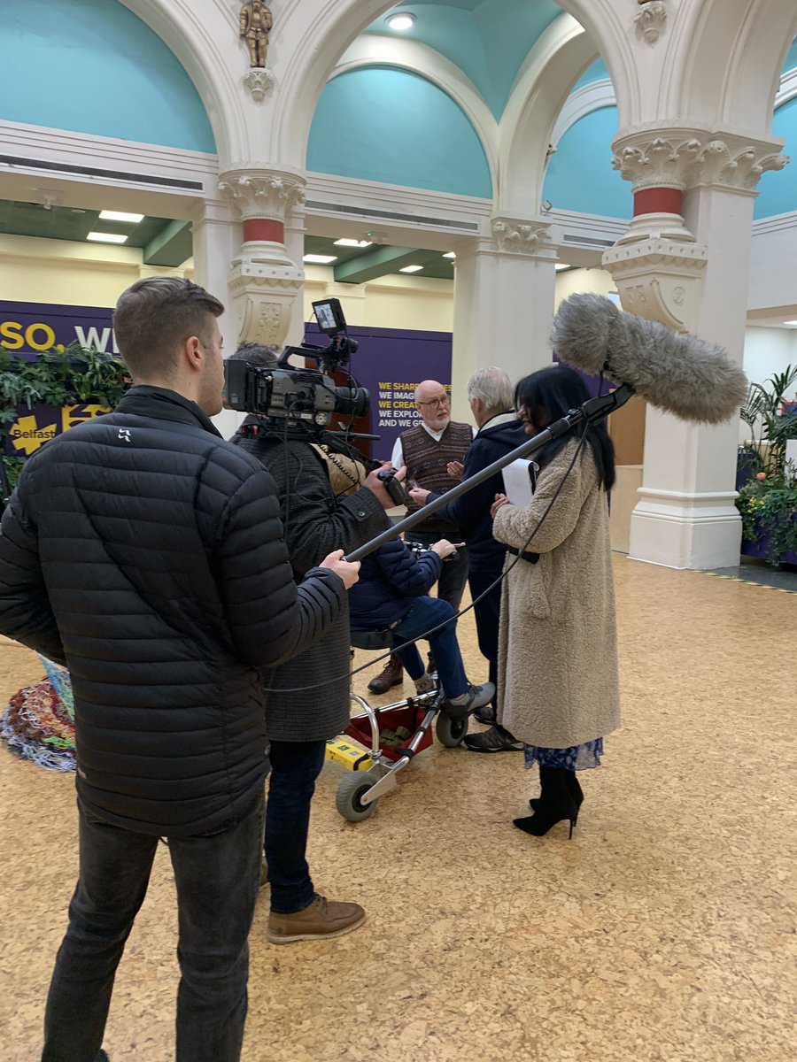 4CornersBelfast (@4cornersbelfast) on Twitter photo Big interview being filmed right now at 2 Royal Avenue, right in front of the incredible Peacemakers loom! 👀
Today is your last chance to come down and see the knitting loom also - you have until 3pm!
#4CornersFest25 <a href="/MartinJMagill/">Martin J Magill</a> <a href="/Stoxo/">Steve Stockman</a> Big interview being filmed right now at 2 Royal Avenue, right in front of the incredible Peacemakers loom! 👀
Today is your last chance to come down and see the knitting loom also - you have until 3pm!
#4CornersFest25 <a href="/MartinJMagill/">Martin J Magill</a> <a href="/Stoxo/">Steve Stockman</a>