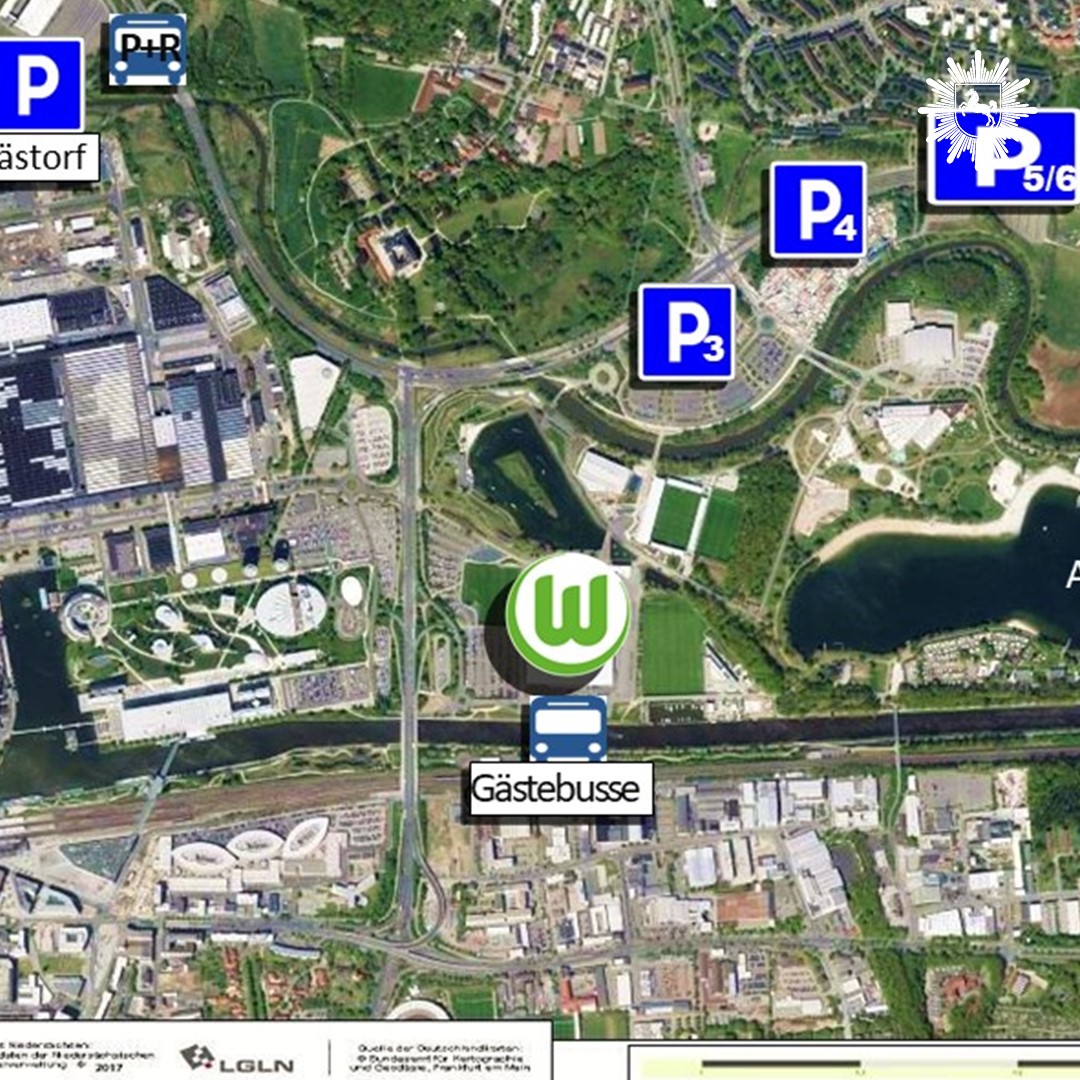 #WOBB04 I Parken

Hier findet ihr eine Übersicht der zu Verfügung stehenden Parkplätze. 🅿️
Nutzt gern auch den P+R vom Parkplatz Kästorf, von dort fährt regelmäßig ein Shuttle direkt bis zum zum Stadion. 🚍

#Bundesliga <a href="/bayer04fussball/">Bayer 04 Leverkusen</a> <a href="/VfL_Wolfsburg/">VfL Wolfsburg</a>