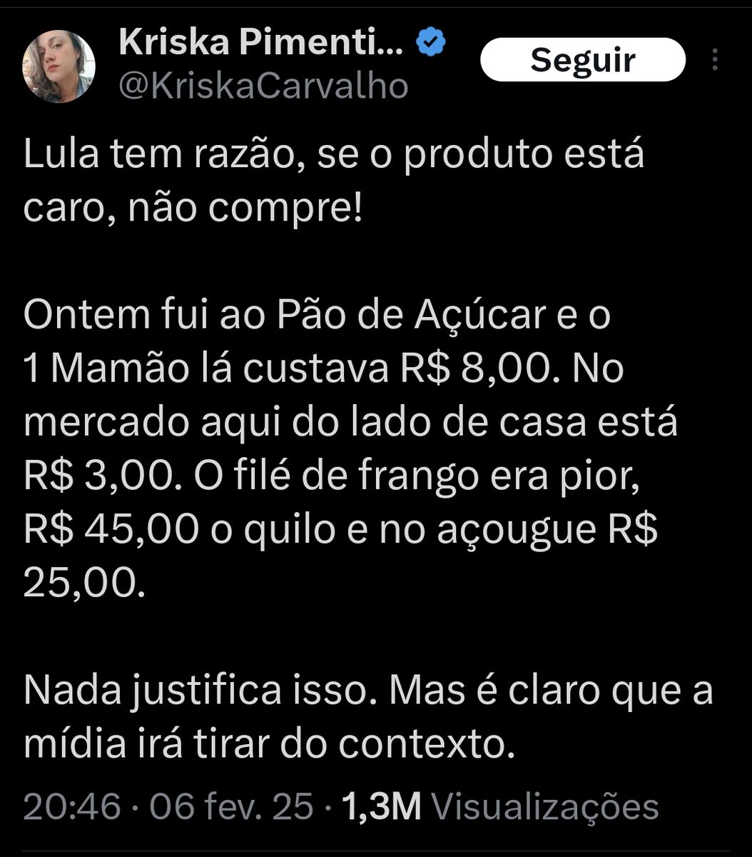 Lula tem razão, né?