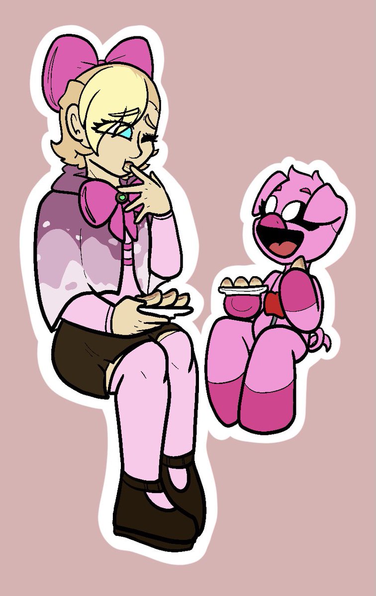 gt_trashbag's tweet image. #SmilingCritters #oc #originalcharacters #bubbabubbaphant #pickypiggy

Only way to draw ocs smh
Anyways, Mano and Azriel here childhood besties and basically the beginnings of their love story 
Had this drawn out and now more comms to do eve