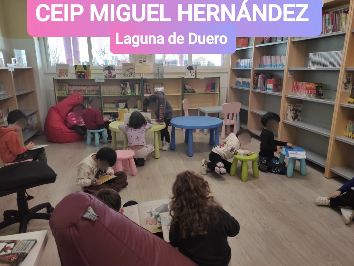 CEIP_MIGUEL_HER's tweet photo. 📚✨ Los niños de 1° cierran la semana leyendo tranquilamente en la biblioteca. Un momento perfecto para sumergirse en historias y disfrutar del silencio. ¡Nada como un buen libro para relajarse! 🌟
@educacyl
#biblioteca
#Lectura https://t.co/hbPhbrn75Z