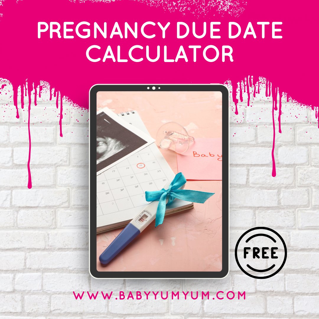 BabyYumYumSA's tweet photo. Expecting a baby and wondering when they’ll arrive? 🎉 Use BabyYumYum’s FREE Due Date Pregnancy Calculator to find out! 🗓️
Click here to calculate your due date now: https://t.co/yv1Mp95QsP 🌟
#BabyYumYum #BYY #DueDateCalculator #PregnancyJourney #ExpectingMums #BabyOnTheWay #PregnancyPlanning