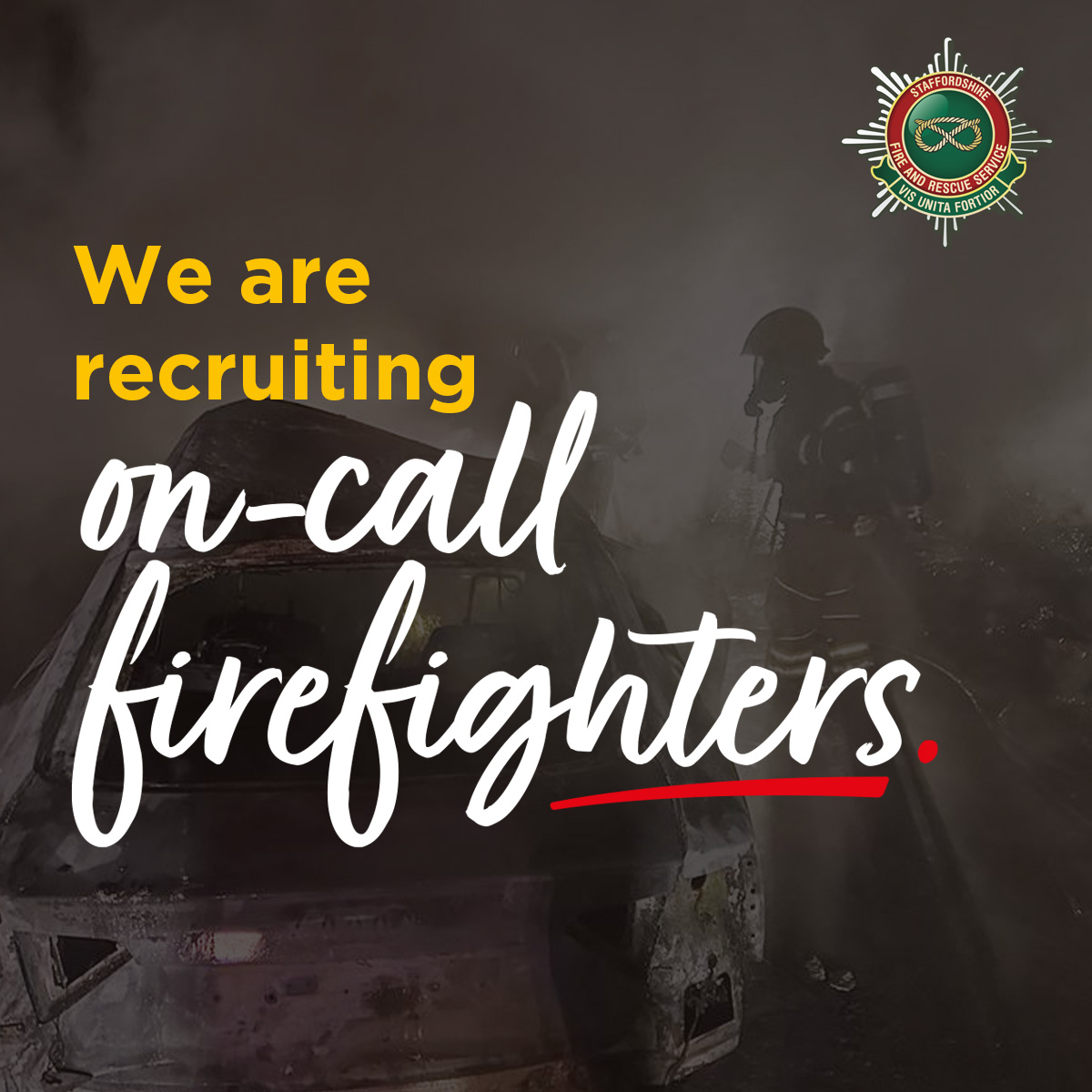 StaffsFire's tweet photo. Did you want to be a firefighter when you were younger but your career took a different path? 🚒
Well this could be the route for you as we’re looking for new on-call firefighters! 🧑‍🚒 

To find out more and apply, visit: https://t.co/10ofEexCZd

#OnCallFirefighter #StaffsFire https://t.co/d51u8zKIsP