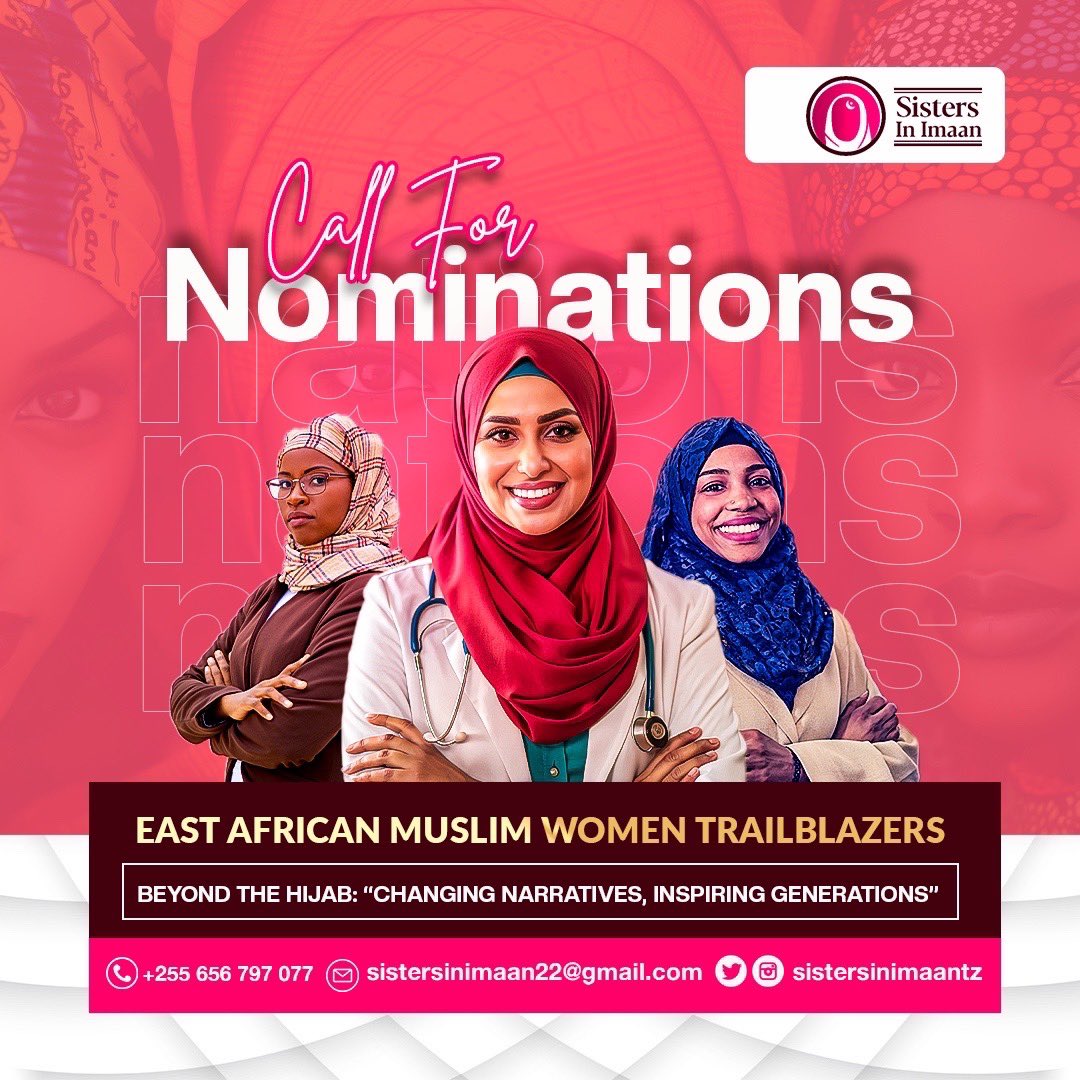 Do you know a remarkable Muslim woman from East Africa who is breaking barriers, leading change, and inspiring future generations? We are documenting and celebrating 50 Muslim women trailblazers who are making an impact across various fields,
Link: docs.google.com/forms/d/e/1FAI…