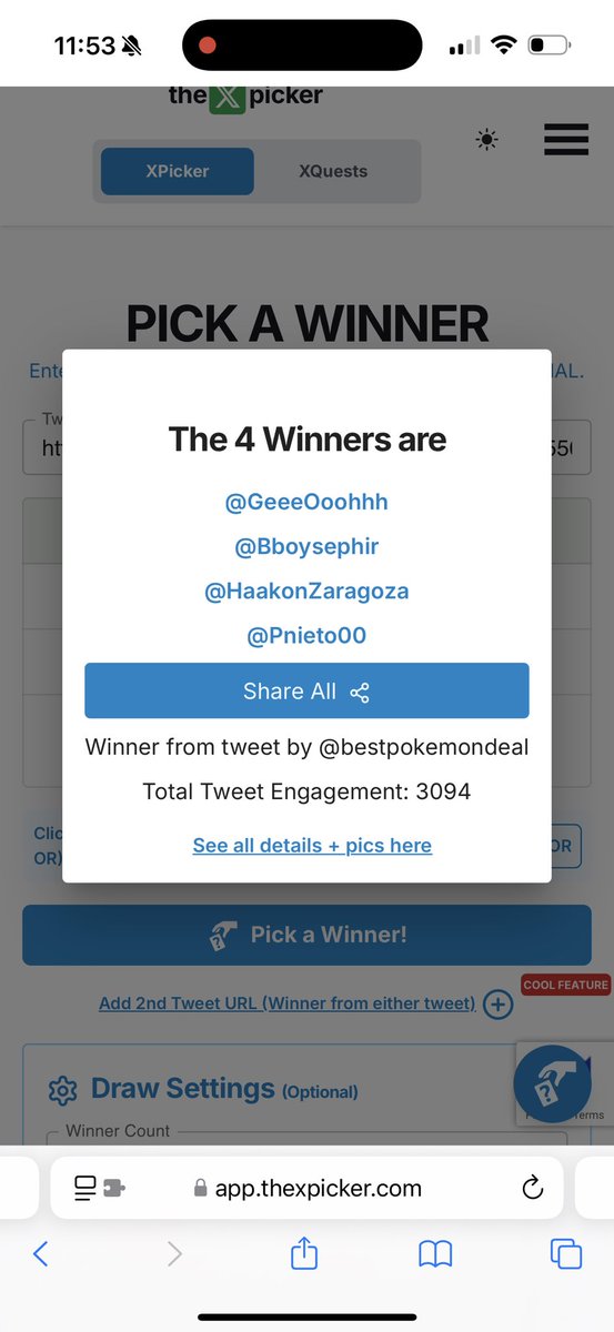 PokeDeals Nerd Dani 🤗 (@bestpokemondeal) on Twitter photo Congrats to our 4 winners!
🥇<a href="/GeeeOoohhh/">I’m Reformed</a>
🥈<a href="/Bboysephir/">BboySephir</a>
🥉 <a href="/HaakonZaragoza/">Haakon Zaragoza</a>
4️⃣ @pnieto00
<a href="/CoresCards/">Cores Cards & Collectibles</a> will be reaching out for your winnings! Congrats to our 4 winners!
🥇<a href="/GeeeOoohhh/">I’m Reformed</a>
🥈<a href="/Bboysephir/">BboySephir</a>
🥉 <a href="/HaakonZaragoza/">Haakon Zaragoza</a>
4️⃣ @pnieto00
<a href="/CoresCards/">Cores Cards & Collectibles</a> will be reaching out for your winnings!