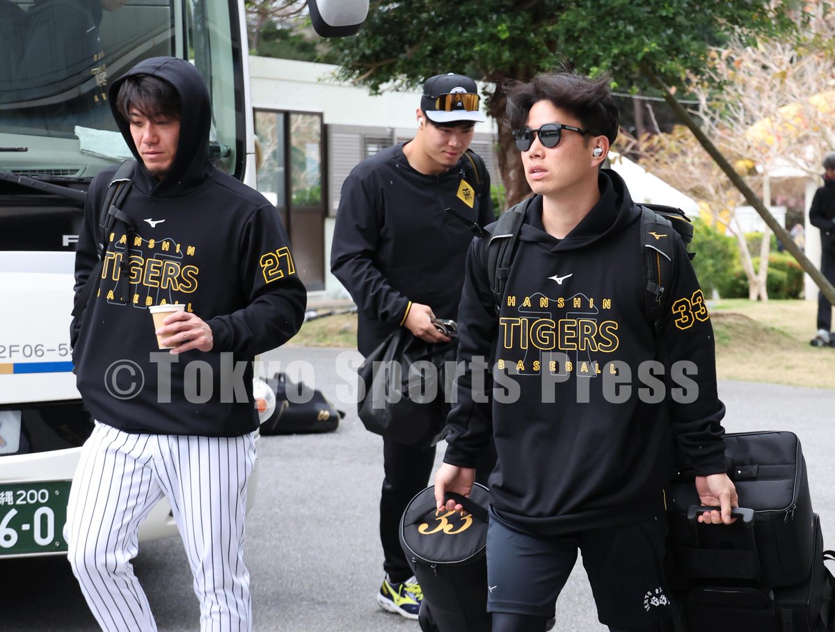 プロ野球】2025年2月8日 阪神キャンプ #糸原健斗 #大山悠輔 #熊谷敬宥