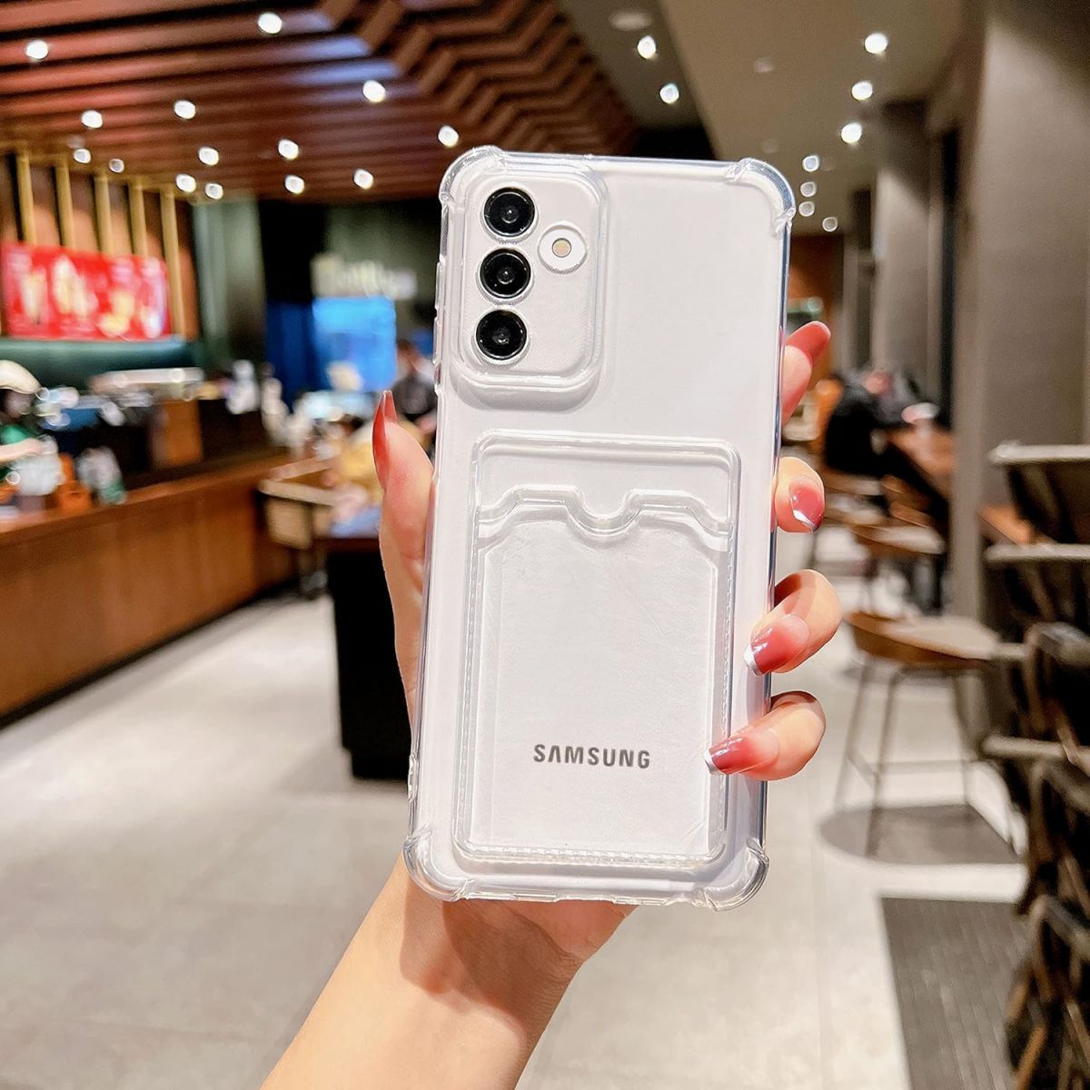 hugmie_official's tweet photo. The Ultimate Samsung Case with Card Holder! Say hello to the Gel Card Series Samsung Clear Case with Card Holder! 🎉 Now you can go card-less with this innovative case from Hugmie. It's stylish, functional, and perfect for your Samsung device. Grab yours now! #Hugmie #clearcase https://t.co/hwqKbLlBAO