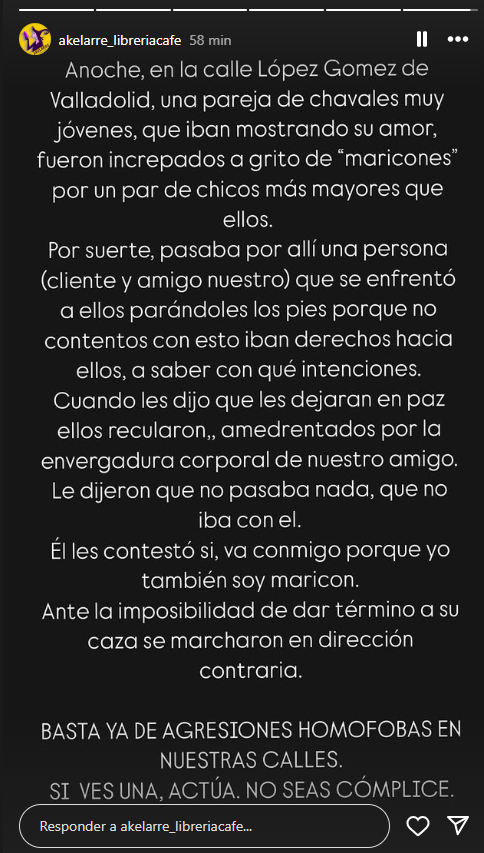 Que retroceso a pasos agigantados estamos viviendo en la sociedad 😔

#Valladolid
