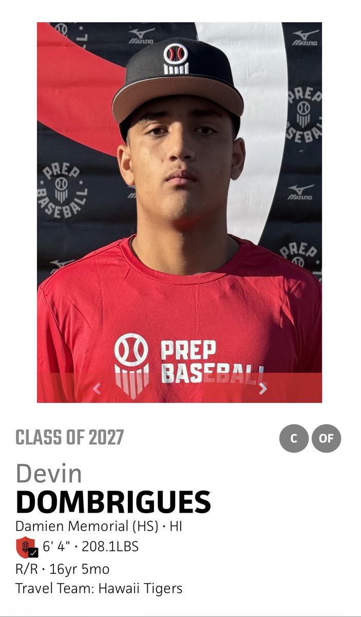 Metrics Updated!
<a href="/PrepBaseballHI/">Prep Baseball Hawaii</a> <a href="/HawaiianScout/">Dan Cox</a> <a href="/HawaiiYP/">Youth Prospects Hawaii (Uncommitted)</a>