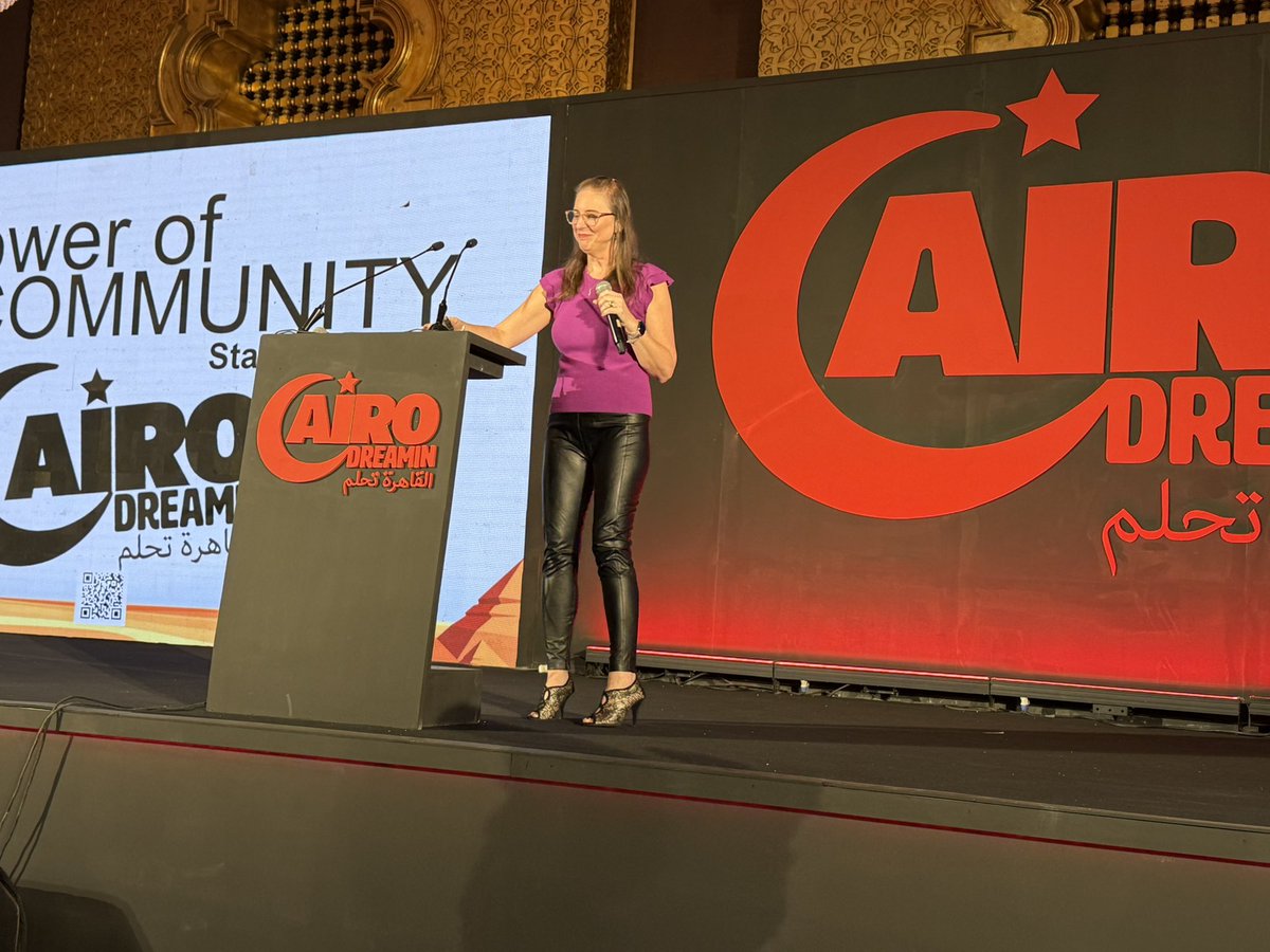 What an incredible opening keynote to open #CairoDreamin25