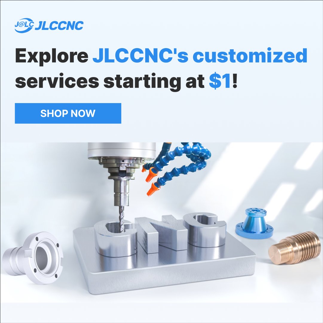 JLCCNC_Official's tweet image. CNC machining at JLCCNC means fast, efficient, and cost-effective solutions for your project. Whether it’s a small batch production or a custom one-off, we’re here to bring your ideas to life.
#CNCsolutions #Manufacturing #JLCCNC #cncparts #cncmachining